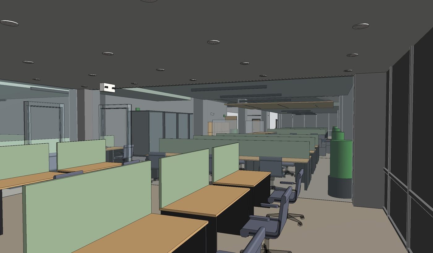 Open office and collab island